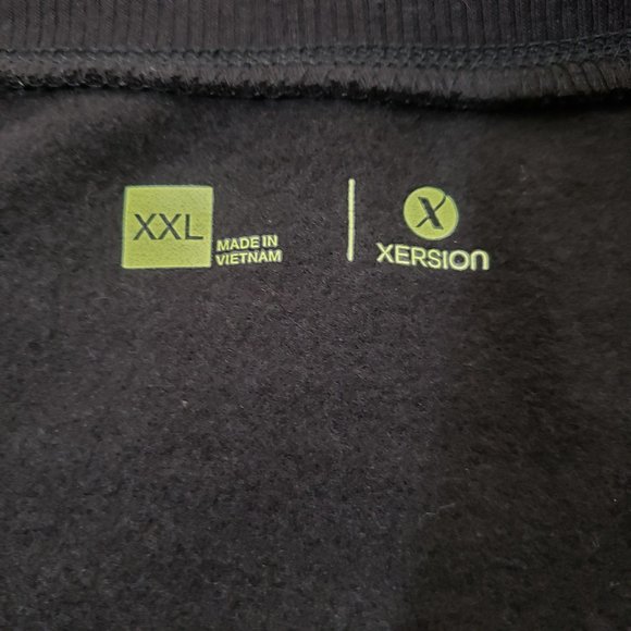 Xersion Round Neck No Pain No Champagne Logo Black Sweatshirt Size XXL - Picture 15 of 16